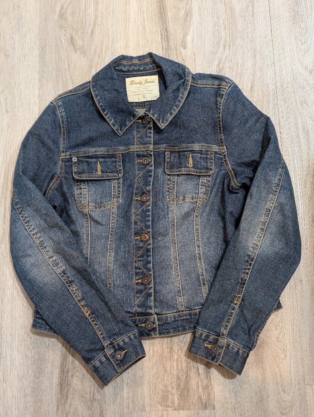 Vintage Brody Jeans Blue Denim Jacket Women's - Size XL